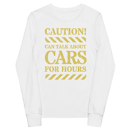 [ID: 511-G351] Caution Signs - Yellow Traffic Sign Youth Long Sleeve Tee