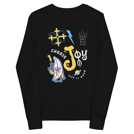 [ID: 511-G373] Choose Joy Youth Long Sleeve Tee