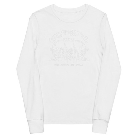 [ID: 511-G377] Christmas Tree Farm Youth Long Sleeve Tee