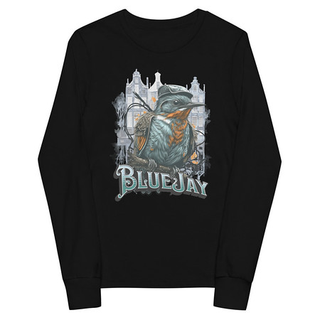 [ID: 511-G381] Classic Bird  Youth Long Sleeve Tee