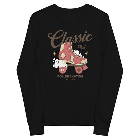 [ID: 511-G384] Classic Roller Skating - Sports Apparel Youth Long Sleeve Tee