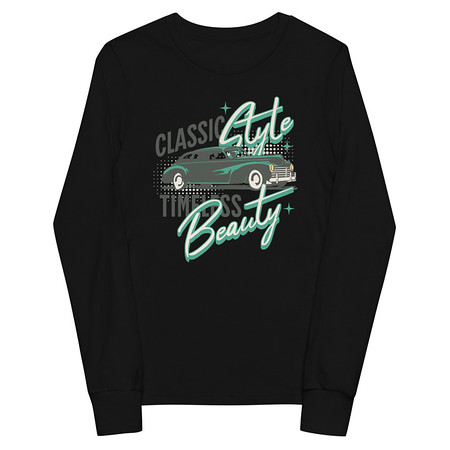 [ID: 511-G386] Classic Style Timeless Beauty Youth Long Sleeve Tee