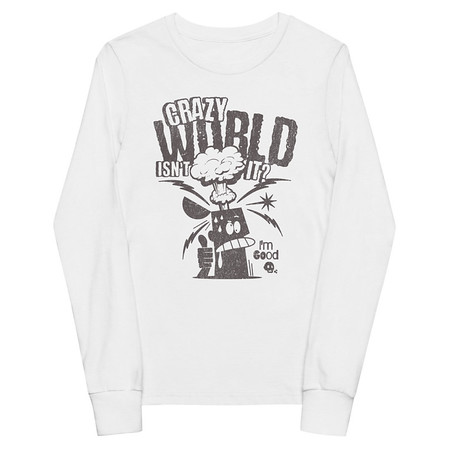 [ID: 511-G430] Crazy World Youth Long Sleeve Tee