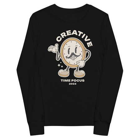 [ID: 511-G433] Creative Time Youth Long Sleeve Tee