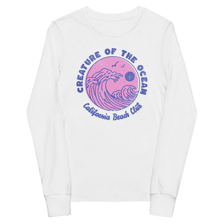 [ID: 511-G435] Creature of the Ocean Youth Long Sleeve Tee