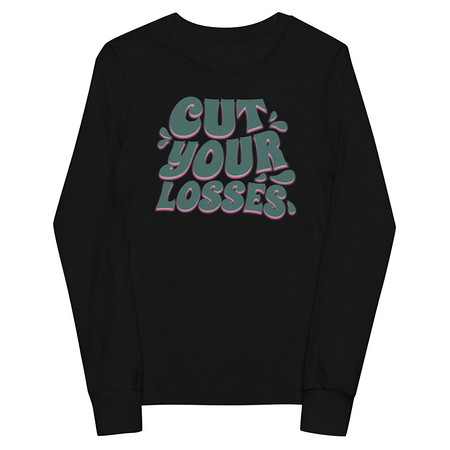 [ID: 511-G448] Cut your Losses Youth Long Sleeve Tee