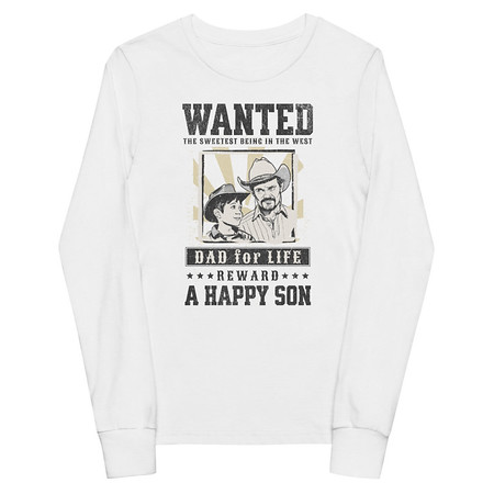 [ID: 511-G461] Dad Wanted Youth Long Sleeve Tee
