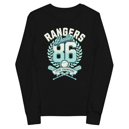[ID: 511-G464] Dallas Rangers - Old School Sports Youth Long Sleeve Tee