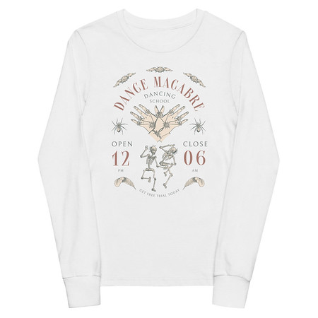 [ID: 511-G465] Dance Macabre - Dancing School Youth Long Sleeve Tee