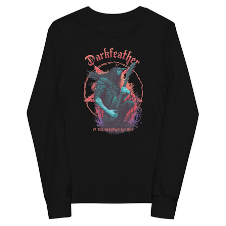 [ID: 511-G468] DARKFEATHER Youth Long Sleeve Tee