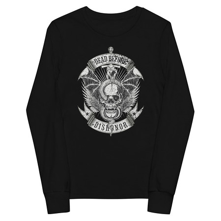 [ID: 511-G472] DEAD BEFORE DISHONOR Youth Long Sleeve Tee