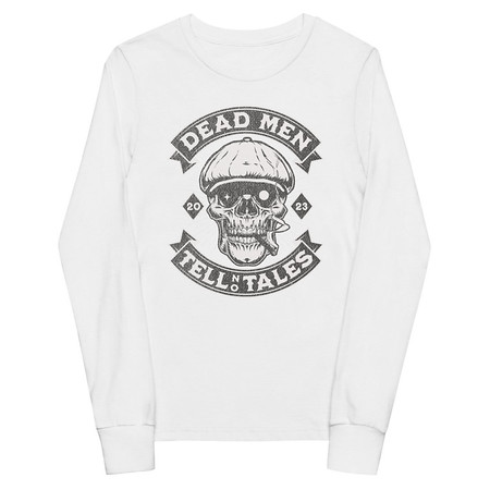 [ID: 511-G473] DEAD MEN TELL NO TALES Youth Long Sleeve Tee