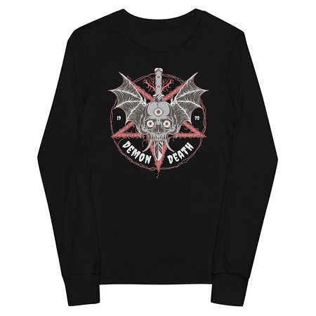 [ID: 511-G486] DEMON DEATH Youth Long Sleeve Tee