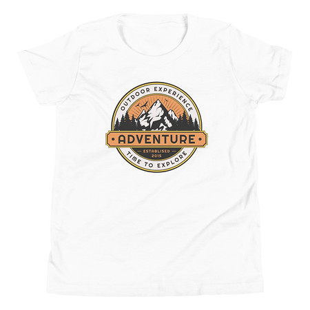 [ID: 307-G26] Adventure - Outdoor Mountain Youth Staple Tee
