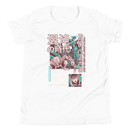[ID: 307-G34] Age of Chaos - Japanese Anime Youth Staple Tee