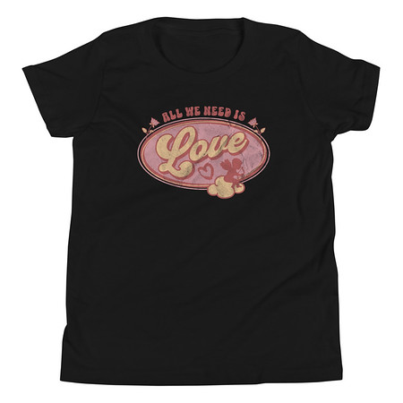 [ID: 307-G48] All We Need Is Love - Cupid Youth Staple Tee