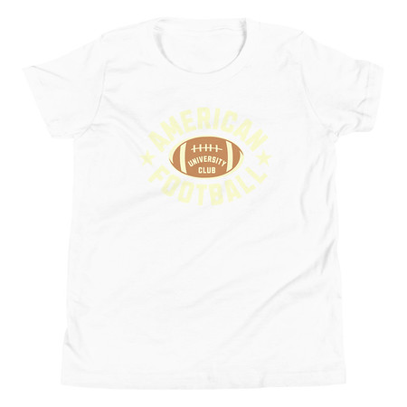 [ID: 307-G69] American Football - Athletic Sports Youth Staple Tee