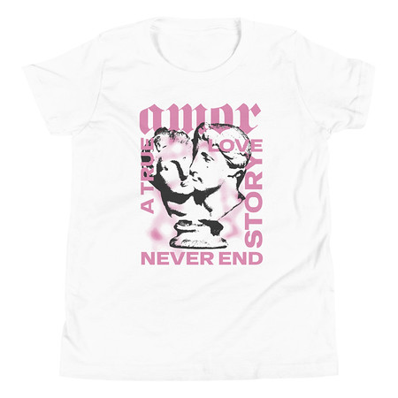 [ID: 307-G77] Amor Youth Staple Tee