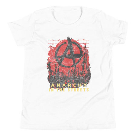 [ID: 307-G78] Anarchy In The Street Youth Staple Tee