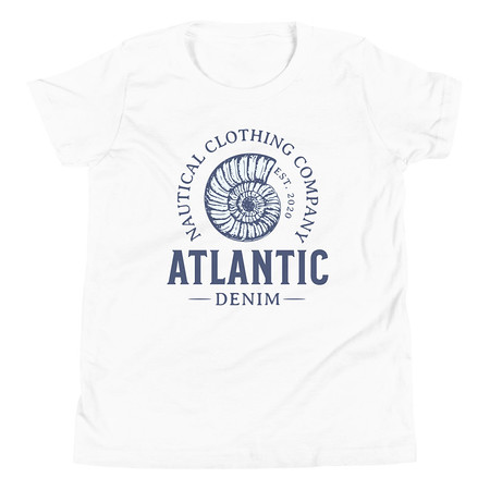 [ID: 307-G113] Atlantic Denim - Nautical Youth Staple Tee