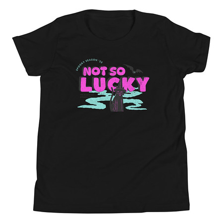 [ID: 307-G127] Bad Luck Kitty - Halloween Youth Staple Tee