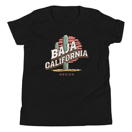 [ID: 307-G132] Baja Cali Mexico Youth Staple Tee