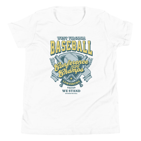 [ID: 307-G141] Baseball Conference Championships - Athlectic Badge Youth Staple Tee