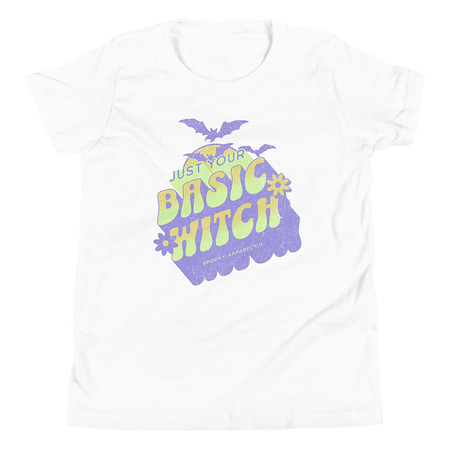 [ID: 307-G146] Basic Witch - Halloween Youth Staple Tee