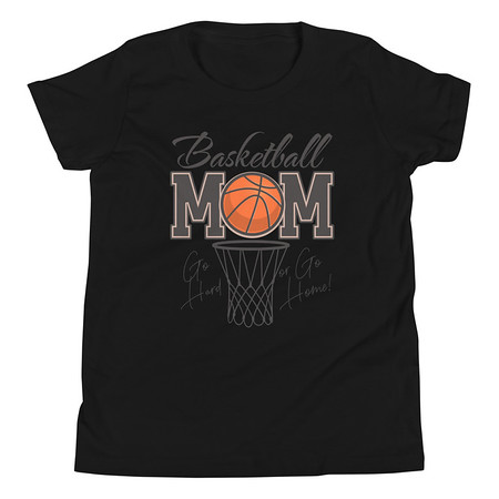 [ID: 307-G148] Basketball Mom - Mother's Day Youth Staple Tee