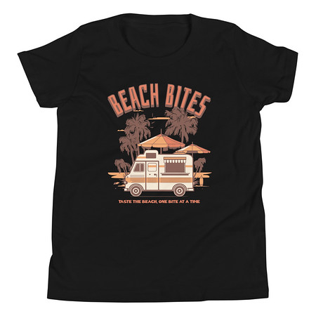 [ID: 307-G162] Beach Bites Youth Staple Tee