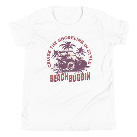 [ID: 307-G163] BEACH BUGGIN Youth Staple Tee
