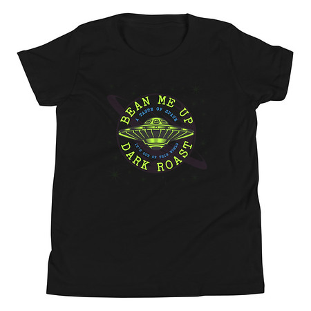 [ID: 307-G170] Bean Me Up Youth Staple Tee