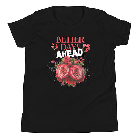 [ID: 307-G193] Better Days Ahead Youth Staple Tee