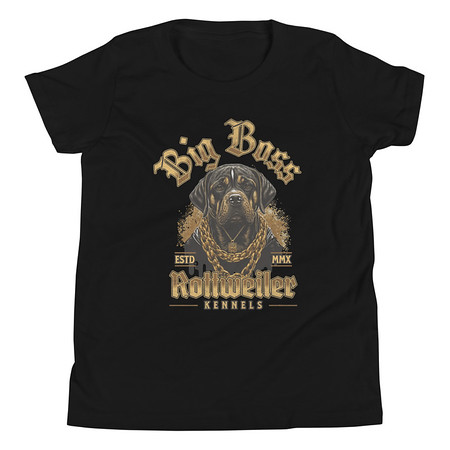 [ID: 307-G201] Big Boss Kennels Youth Staple Tee