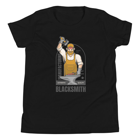 [ID: 307-G232] Blacksmith Workshop - Metalwork Youth Staple Tee