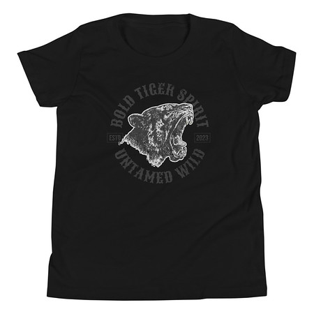 [ID: 307-G249] Bold Tiger Spirit Youth Staple Tee