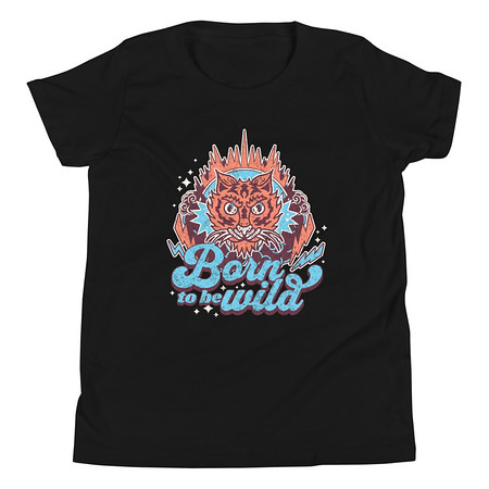 [ID: 307-G263] Born to be Wild - Tiger Youth Staple Tee