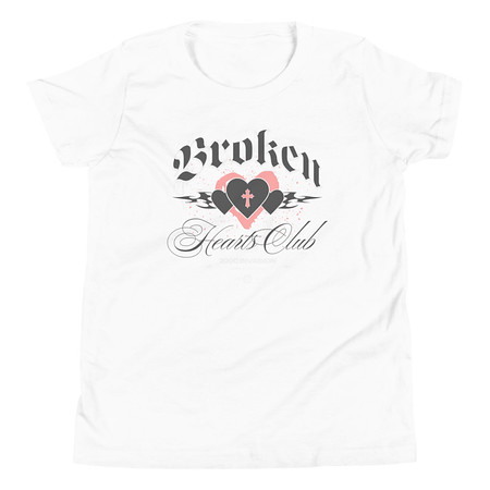 [ID: 307-G287] Broken Hearts Club Youth Staple Tee