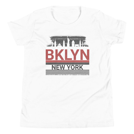 [ID: 307-G289] Brooklyn -New York   Youth Staple Tee