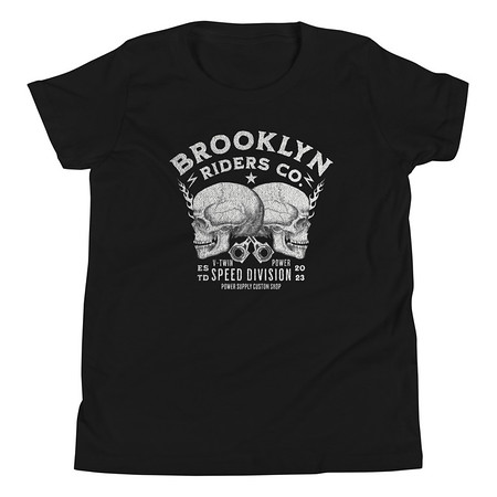 [ID: 307-G291] BROOKLYN NEWYOR RIDERS CO Youth Staple Tee