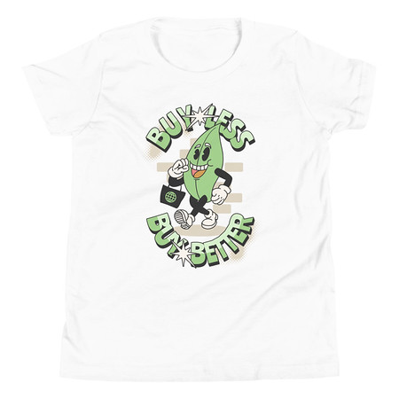 [ID: 307-G303] Buy Less- Buy Better Youth Staple Tee