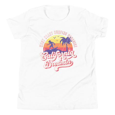 [ID: 307-G316] California Dreamin - Beach & Surf Youth Staple Tee