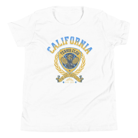 [ID: 307-G319] CALIFORNIA TENNIS PROFESSIONALS Youth Staple Tee