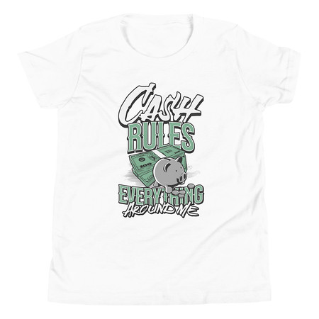 [ID: 307-G336] Cash Rules Youth Staple Tee