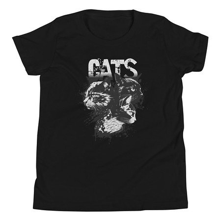 [ID: 307-G349] Cats Youth Staple Tee