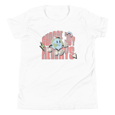 [ID: 307-G372] Choose Joy Always Youth Staple Tee
