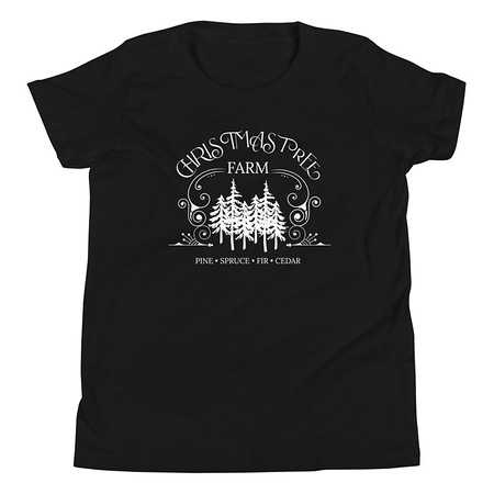 [ID: 307-G377] Christmas Tree Farm Youth Staple Tee
