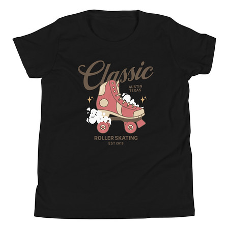 [ID: 307-G384] Classic Roller Skating - Sports Apparel Youth Staple Tee