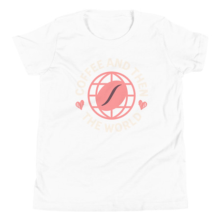 [ID: 307-G393] Coffee and Then The World - Earth Youth Staple Tee