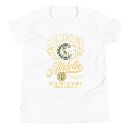 [ID: 307-G412] Columbus Athletic Youth Staple Tee